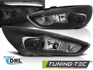 Faruri cu LED DRL pentru Ford Focus MK3 14- Tuning-Tec - LPFO77