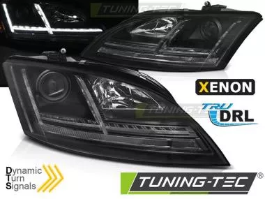 Faruri cu led si cenon pentru Audi TT 06-10 Tuning-Tec - LPAUE3