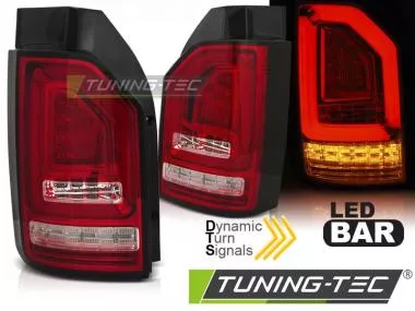 Stopuri LED BAR RED WHITE Tuning-Tec pentru VW T6 15-19 - LDVWJ2