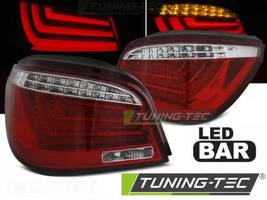 Stopuri LED BAR RED WHITE Tuning-Tec pentru BMW E60 LCI 07-10 LDBMI2