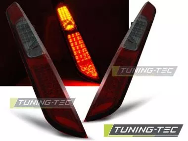 Stopuri cu Rosu Negru LED pentru Ford Focus MK2 HB Tuning-Tec - LDFO33