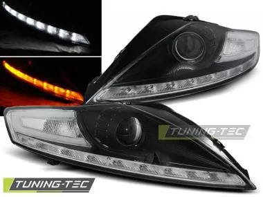 Faruri cu Daylight Indicator Negru LED pentru Ford Mondeo Tuning-Tec - LPFO55