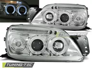 Faruri Angel Eyes pentru Ford Fiesta MK5 09.99-04-02 chrome Tuning-Tec - LPFO26