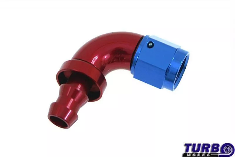 ONE PIECE FORGED PUSH-ON HOSE END 90deg AN6 - MP-AL-019 - Pipes