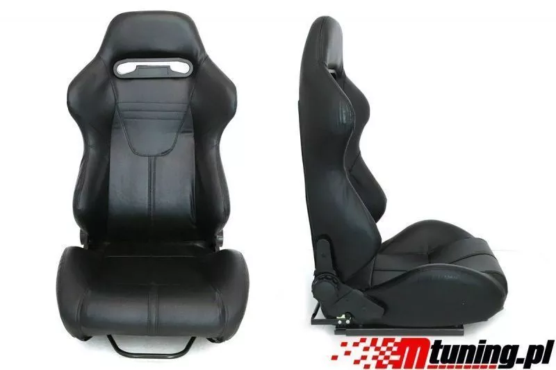 Racing seat R-LOOK II PVC Black  - MN-FO-101 - Interior