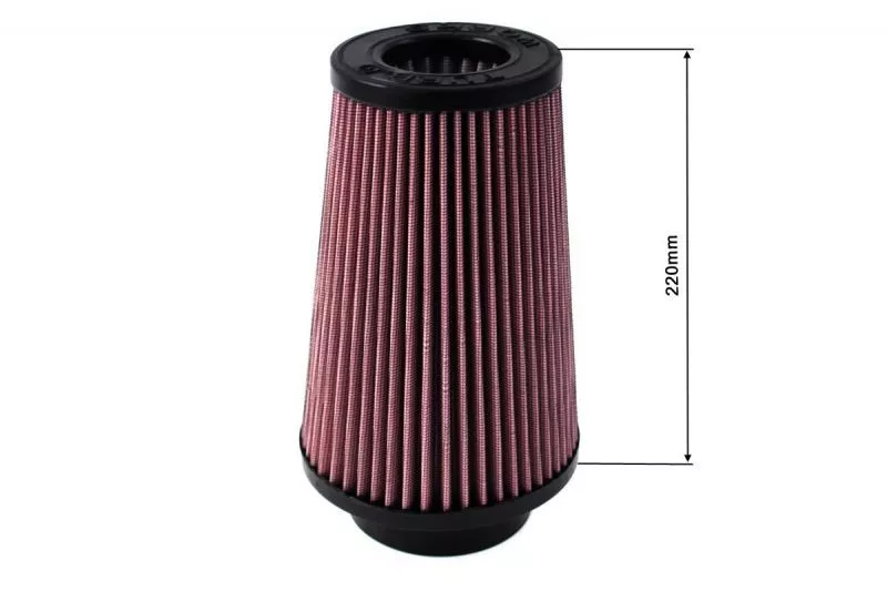 Cone filter TURBOWORKS H:220mm DIA:60-77mm Purple - SM-FI-731 - Filters
