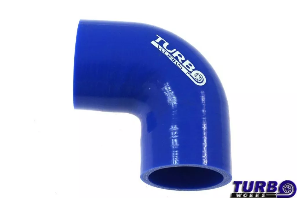Reduction silicone elbow TurboWorks Blue 90deg 57-70mm - CN-SL-281 - Silicone hoses