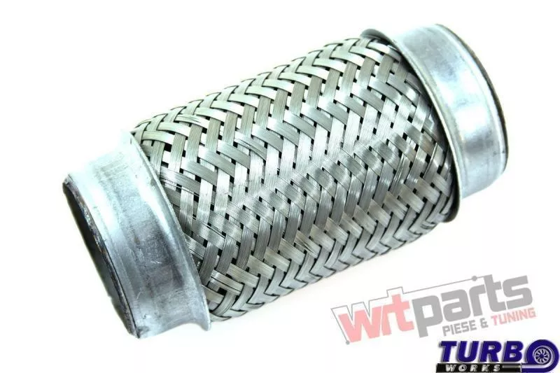 Exhaust flex pipe 3x6"" stainless - TW-TL-209 - Exahust system