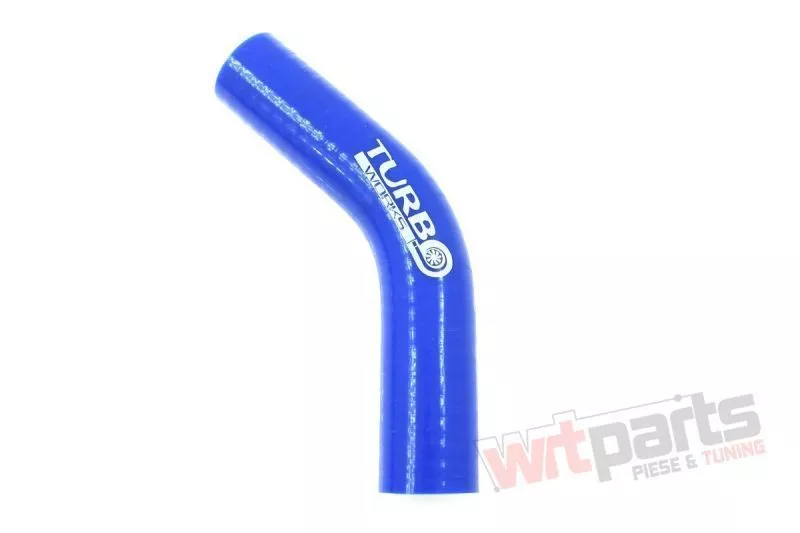 Silicone elbow TurboWorks Blue 45deg 25mm - CN-SL-229 - Silicone hoses