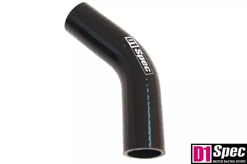 Silicone elbow D1Spec Black 45deg 35mm - DS-DS-040 - Silicone hoses
