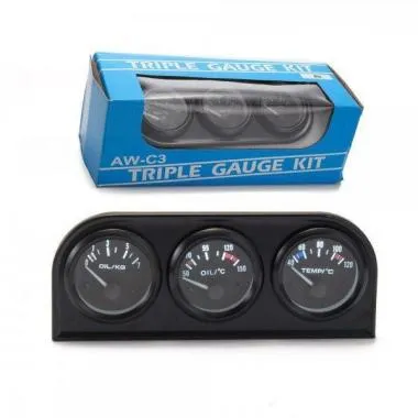 Ceas indicator temperatura ulei,  presiune ulei si temp. apa - DP-ZE-209
