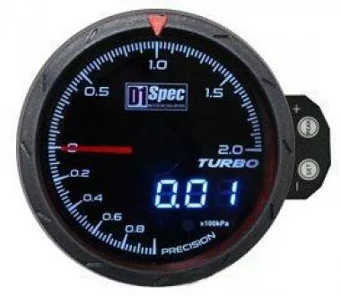 Ceas indicator presiune turbo electric D1Spec 60mm - DP-ZE-305