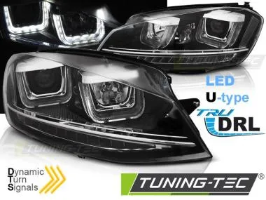 Faruri cu Led tip U pentru Vw Golf VII 11.12-17 Tuning-Tec - LPVWR1