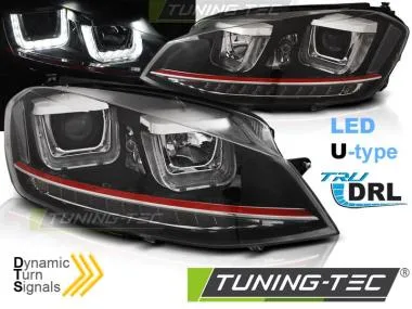 Faruri cu Led tip U pentru Vw Golf VII 11.12-17 Tuning-Tec - LPVWR2