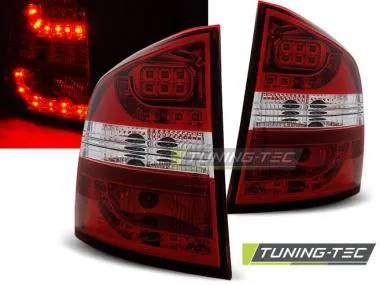 Stopuri pentru Skoda Octavia II Kombi 04-12 Rosu Alb Tuning-Tec - LDSK03