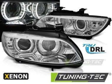 Faruri Angel Eyes cu Xenon pentru BMW E92/E93 Tuning-Tec - LPBMJ2