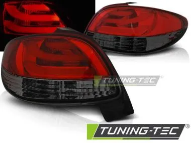 Stopuri cu led pentru PEUGEOT 206 10.98- rosu/fumuriu Tuning-Tec - LDPE21