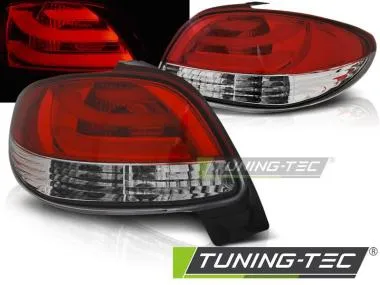 Stopuri cu Ruso Alb LED BAR pentru Peugeot 206 10.98- Tuning-Tec - LDPE20