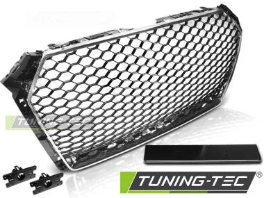 Grila Neagra cu crom RS Style pentru Audi A4 B9 2015- Tuning-Tec - GRAU49