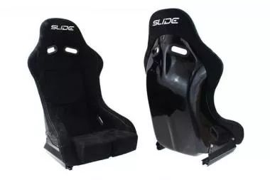 Racing seat SLIDE RS suede Black S - MN-FO-204