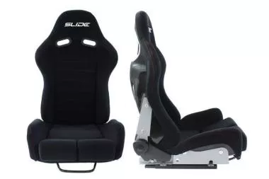 Racing seat SLIDE X3 material Black L - MN-FO-209