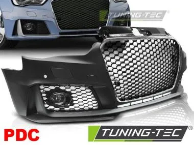 Bara fata cu Chrome Negru pentru Audi A3 12-16 RS3 STYLE  Tuning-Tec - ZPAU27
