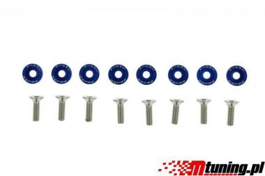 Bolts and nuts universal JDM 6mm blue - EP-SR-010