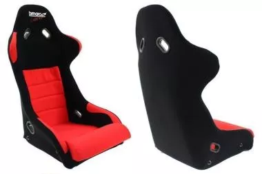 Racing Seat Bimarco Cobra II Velvet Black/Red - MN-FO-123