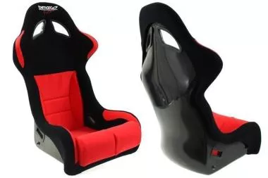 Racing Seat Bimarco Futura Velvet Black/Red FIA - MN-FO-138