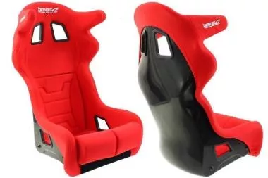 Racing Seat Bimarco Grip Velvet Red HANS FIA - MN-FO-142