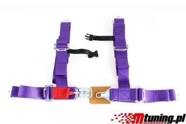 Racing seat belts 4p 2" Purple - DTM - PP-PS-040