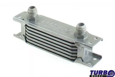 Oil Cooler TurboWorks Slim Line 7-rows 140x50x50 AN10 silver - CN-OC-107