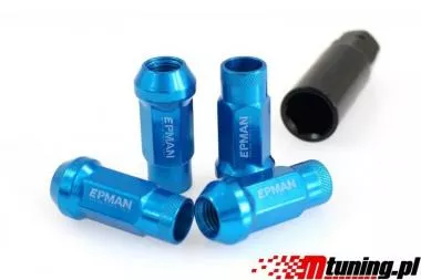 Wheel Nuts EPMAN JDM M12x1.5 Blue - DS-NK-062