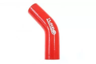 Silicone elbow TurboWorks Red 45deg 38mm - CN-SL-241