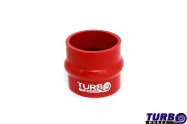 Silicone anti-vibration connector TurboWorks Red 60mm - CN-SL-038
