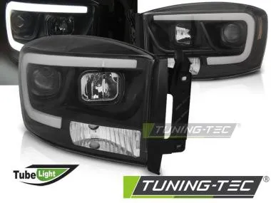 Faruri pentru Dodge Ram 06-08 Tube Light Negre Tuning-Tec - LPDO18