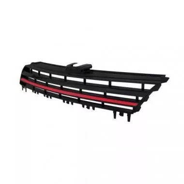 Grille badgeless,  red / black suitable for VW Golf 7 - 5G0853653ROE