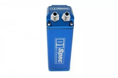 Oil catch tank D1Spec 9mm Blue Square DS-OT-026