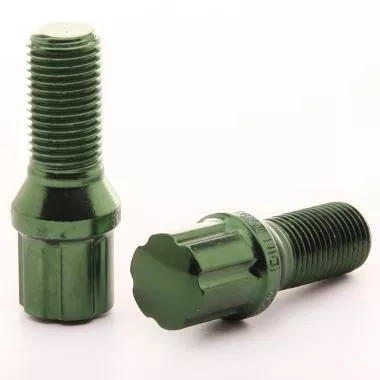 Japan Racing JB1 Bolts 12x1,  25 Green - JB1-12125H27GR