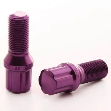 Japan Racing JB1 Bolts 14x1,  25 Purple - JB1-14125H27PU