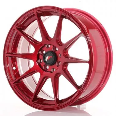 Japan Racing JR11 17x7,  25 ET35 4x100/114,  3 Pla Red JR111772543573RP1