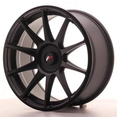 Jante Japan Racing JR11 18x8,  5 ET35-40 Blank Flat Black - JR111885XX3574FB