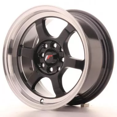 Jante Japan Racing JR12 15x7,  5 ET26 4x100/108 Glos Black - JR12157142673GB