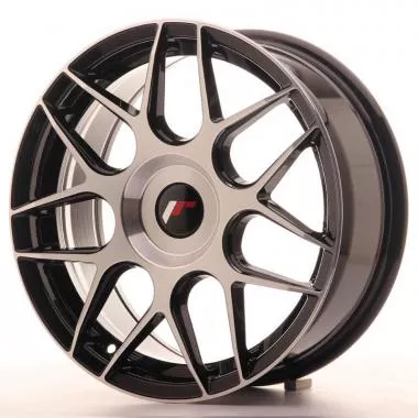 Japan Racing JR18 17x7 ET20-40 Blank MachinedBlack JR181770XX2073GBM