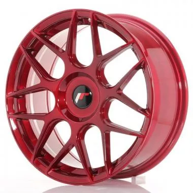 Jante Japan Racing JR18 18x7,  5 ET25-40 Blank Platinum Red - JR181875XX2574RP1