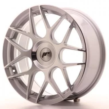 Japan Racing JR18 18x7,  5 ET35-40 Blank Silver  JR181875XX3574SM