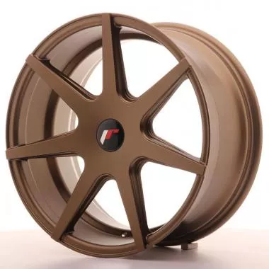 Japan Racing JR20 18x8,  5 ET25-40 Blank Matt Bronze JR201885XX2574MBZ