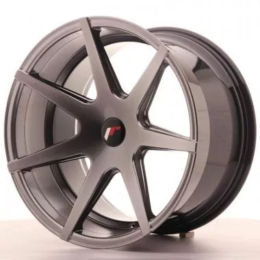 Japan Racing JR20 19x11 ET25-35 5H Blank Hyper Black JR2019115X2572HB