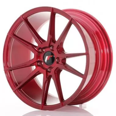 Japan Racing JR21 18x8,  5 ET40 5x112 Platinum Red JR2118855L4066RP1