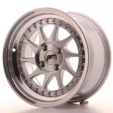 Japan Racing JR26 15x8 ET5 4x100 Machined Silver - JR2615804H0567SM